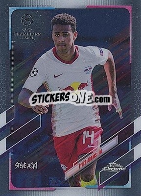 Sticker Tyler Adams - Chrome X Steve Aoki UEFA Champions League Neon Future 2020-2021 - Topps