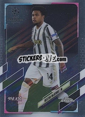 Figurina Weston McKennie - Chrome X Steve Aoki UEFA Champions League Neon Future 2020-2021 - Topps