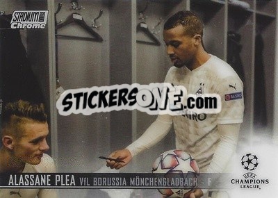 Sticker Alassane Plea - Stadium Club Chrome UEFA Champions League 2020-2021 n. 60 - Topps