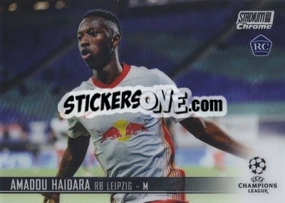 Sticker Amadou Haidara - Stadium Club Chrome UEFA Champions League 2020-2021 - Topps