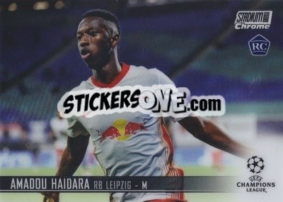 Sticker Amadou Haidara - Stadium Club Chrome UEFA Champions League 2020-2021 n. 29 - Topps