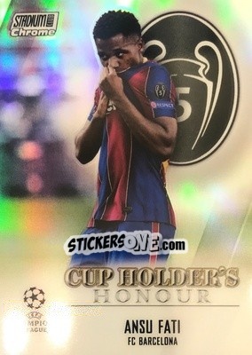 Sticker Ansu Fati - Stadium Club Chrome UEFA Champions League 2020-2021 n. CHH-BAF - Topps
