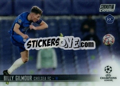 Sticker Billy Gilmour - Stadium Club Chrome UEFA Champions League 2020-2021 n. 12 - Topps