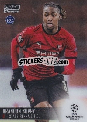 Sticker Brandon Soppy - Stadium Club Chrome UEFA Champions League 2020-2021 n. 74 - Topps