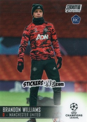 Sticker Brandon Williams - Stadium Club Chrome UEFA Champions League 2020-2021 - Topps