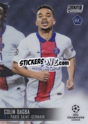 Sticker Colin Dagba - Stadium Club Chrome UEFA Champions League 2020-2021 n. 91 - Topps