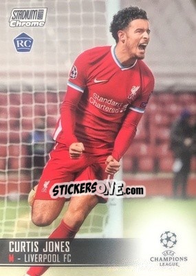 Sticker Curtis Jones - Stadium Club Chrome UEFA Champions League 2020-2021 - Topps