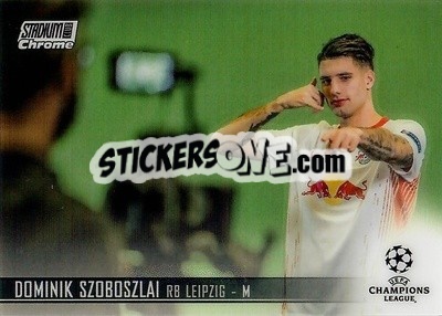 Sticker Dominik Szoboszlai - Stadium Club Chrome UEFA Champions League 2020-2021 n. 77 - Topps
