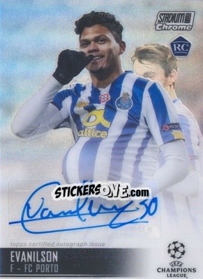 Sticker Evanilson - Stadium Club Chrome UEFA Champions League 2020-2021 n. CA-E - Topps