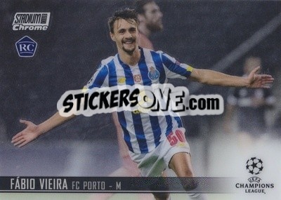 Sticker Fabio Vieira - Stadium Club Chrome UEFA Champions League 2020-2021 - Topps