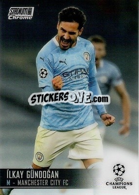 Sticker Ilkay Gundogan - Stadium Club Chrome UEFA Champions League 2020-2021 n. 66 - Topps
