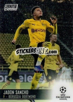Sticker Jadon Sancho - Stadium Club Chrome UEFA Champions League 2020-2021 n. 15 - Topps
