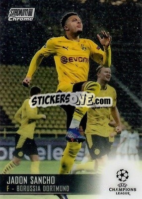 Sticker Jadon Sancho - Stadium Club Chrome UEFA Champions League 2020-2021 - Topps