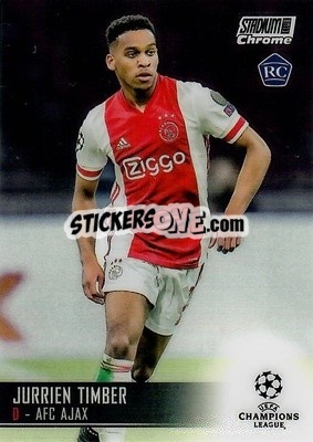 Sticker Jurrien Timber - Stadium Club Chrome UEFA Champions League 2020-2021 n. 7 - Topps