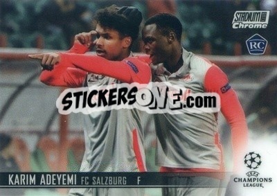 Sticker Karim Adeyemi - Stadium Club Chrome UEFA Champions League 2020-2021 n. 20 - Topps