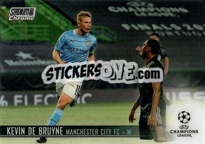 Sticker Kevin De Bruyne - Stadium Club Chrome UEFA Champions League 2020-2021 n. 98 - Topps