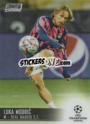 Sticker Luka Modric - Stadium Club Chrome UEFA Champions League 2020-2021 n. 79 - Topps