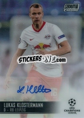 Sticker Lukas Klostermann - Stadium Club Chrome UEFA Champions League 2020-2021 n. CA-LK - Topps