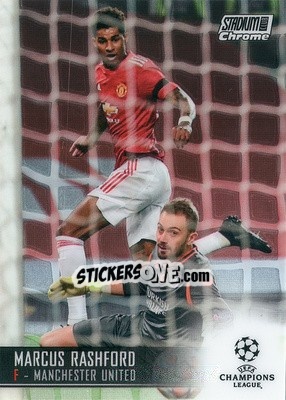 Sticker Marcus Rashford - Stadium Club Chrome UEFA Champions League 2020-2021 n. 86 - Topps
