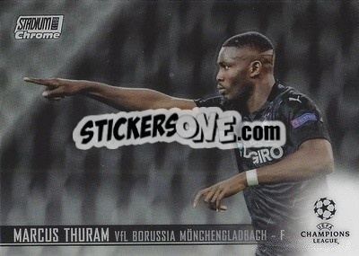 Sticker Marcus Thuram - Stadium Club Chrome UEFA Champions League 2020-2021 n. 45 - Topps
