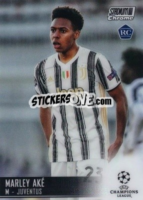 Sticker Marley Ake - Stadium Club Chrome UEFA Champions League 2020-2021 n. 56 - Topps