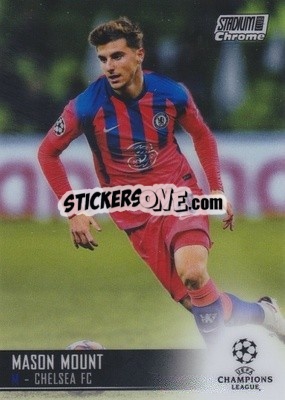 Sticker Mason Mount - Stadium Club Chrome UEFA Champions League 2020-2021 - Topps