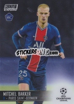 Sticker Mitchel Bakker - Stadium Club Chrome UEFA Champions League 2020-2021 - Topps