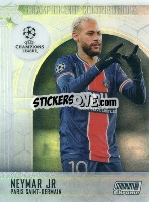 Sticker Neymar Jr - Stadium Club Chrome UEFA Champions League 2020-2021 - Topps