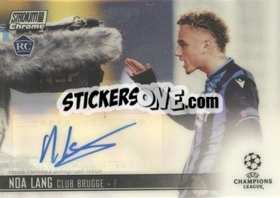 Sticker Noa Lang - Stadium Club Chrome UEFA Champions League 2020-2021 n. CA-NL - Topps