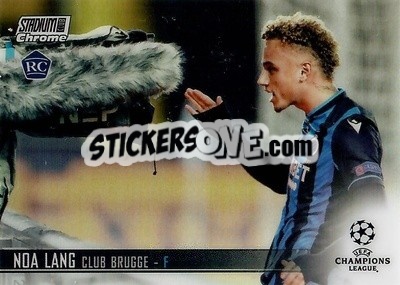 Sticker Noa Lang - Stadium Club Chrome UEFA Champions League 2020-2021 n. 4 - Topps