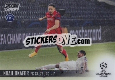 Sticker Noah Okafor - Stadium Club Chrome UEFA Champions League 2020-2021 - Topps
