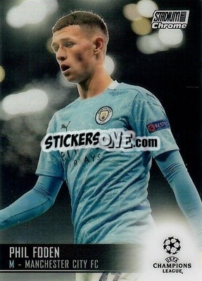 Sticker Phil Foden - Stadium Club Chrome UEFA Champions League 2020-2021 n. 32 - Topps