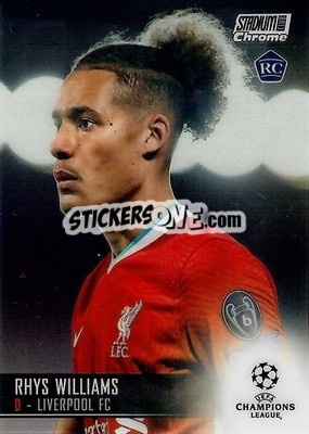 Sticker Rhys Williams - Stadium Club Chrome UEFA Champions League 2020-2021 - Topps