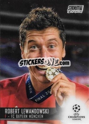 Sticker Robert Lewandowski - Stadium Club Chrome UEFA Champions League 2020-2021 - Topps