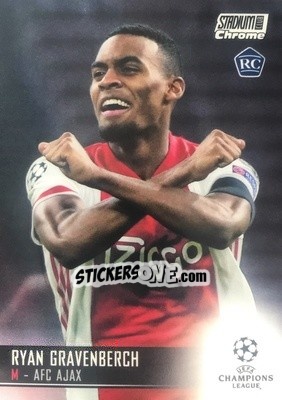 Sticker Ryan Gravenberch - Stadium Club Chrome UEFA Champions League 2020-2021 n. 33 - Topps