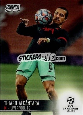 Sticker Thiago Alcantara - Stadium Club Chrome UEFA Champions League 2020-2021 n. 88 - Topps