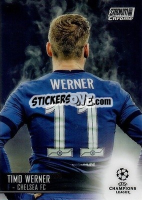 Sticker Timo Werner - Stadium Club Chrome UEFA Champions League 2020-2021 n. 6 - Topps