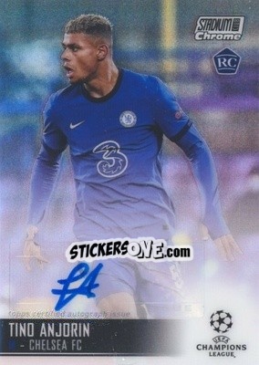 Sticker Tino Anjorin - Stadium Club Chrome UEFA Champions League 2020-2021 n. CA-TA - Topps