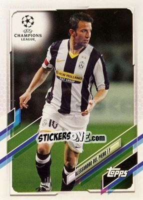 Sticker Alessandro Del Piero - UEFA Champions League 2020-2021. Japan Edition n. 14 - Topps