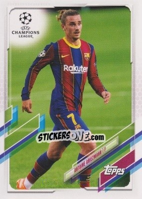 Sticker Antoine Griezmann - UEFA Champions League 2020-2021. Japan Edition - Topps