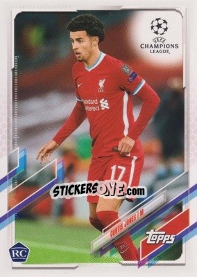 Sticker Curtis Jones - UEFA Champions League 2020-2021. Japan Edition n. 6 - Topps