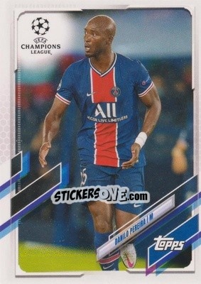 Figurina Danilo Pereira - UEFA Champions League 2020-2021. Japan Edition - Topps