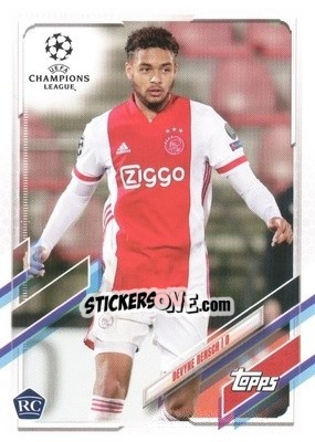 Sticker Devyne Rensch - UEFA Champions League 2020-2021. Japan Edition n. 9 - Topps