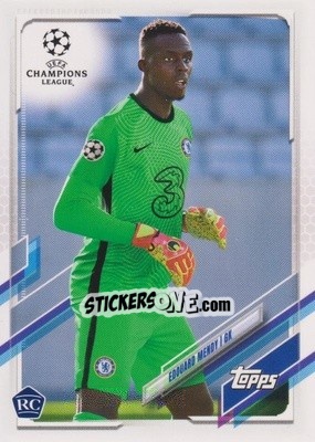 Sticker Edouard Mendy - UEFA Champions League 2020-2021. Japan Edition n. 38 - Topps