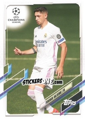 Sticker Federico Valverde - UEFA Champions League 2020-2021. Japan Edition - Topps