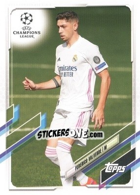 Figurina Federico Valverde - UEFA Champions League 2020-2021. Japan Edition - Topps