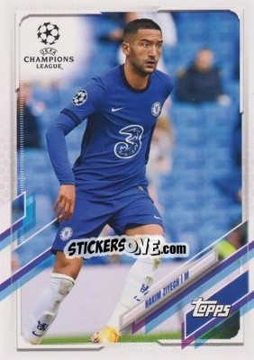 Sticker Hakim Ziyech - UEFA Champions League 2020-2021. Japan Edition n. 84 - Topps