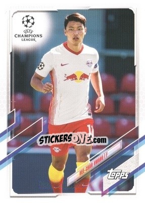 Sticker Hee-chan Hwang - UEFA Champions League 2020-2021. Japan Edition - Topps