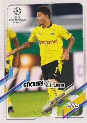 Sticker Jadon Sancho - UEFA Champions League 2020-2021. Japan Edition n. 78 - Topps