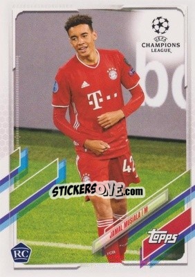 Figurina Jamal Musiala - UEFA Champions League 2020-2021. Japan Edition - Topps